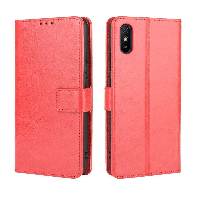 Custodia in pelle Xiaomi Redmi 9A Ecopelle Appariscente