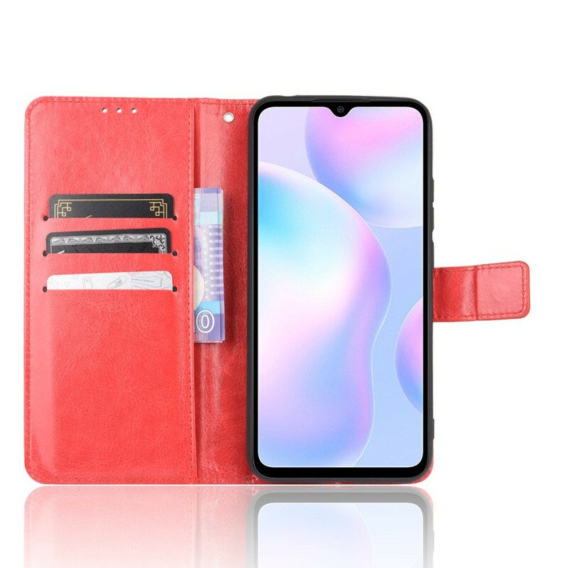 Custodia in pelle Xiaomi Redmi 9A Ecopelle Appariscente