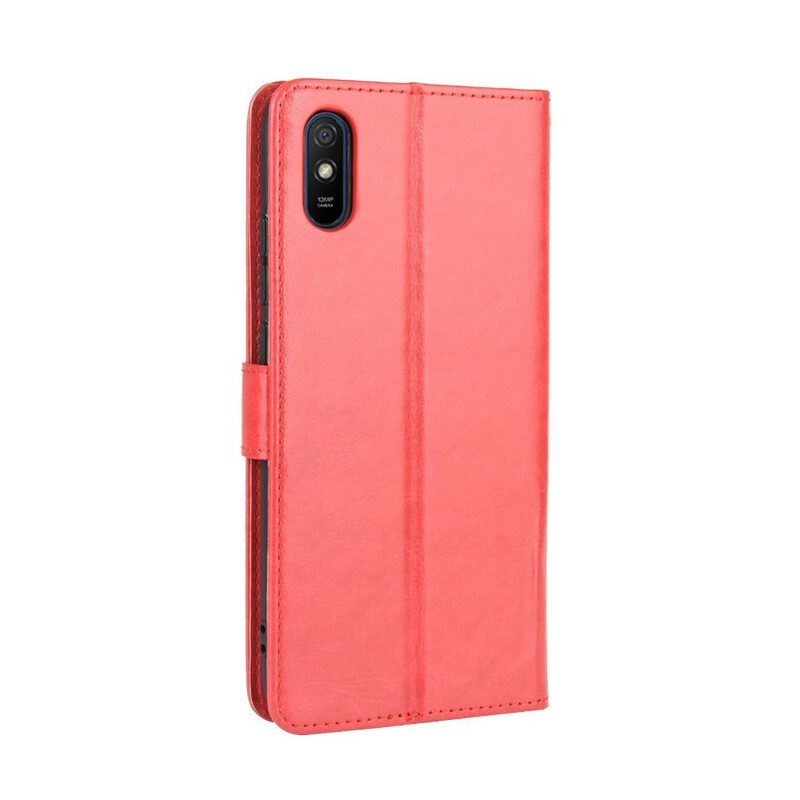 Custodia in pelle Xiaomi Redmi 9A Ecopelle Appariscente