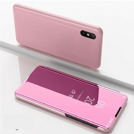 Custodia Xiaomi Redmi 9A Specchio Ed Ecopelle