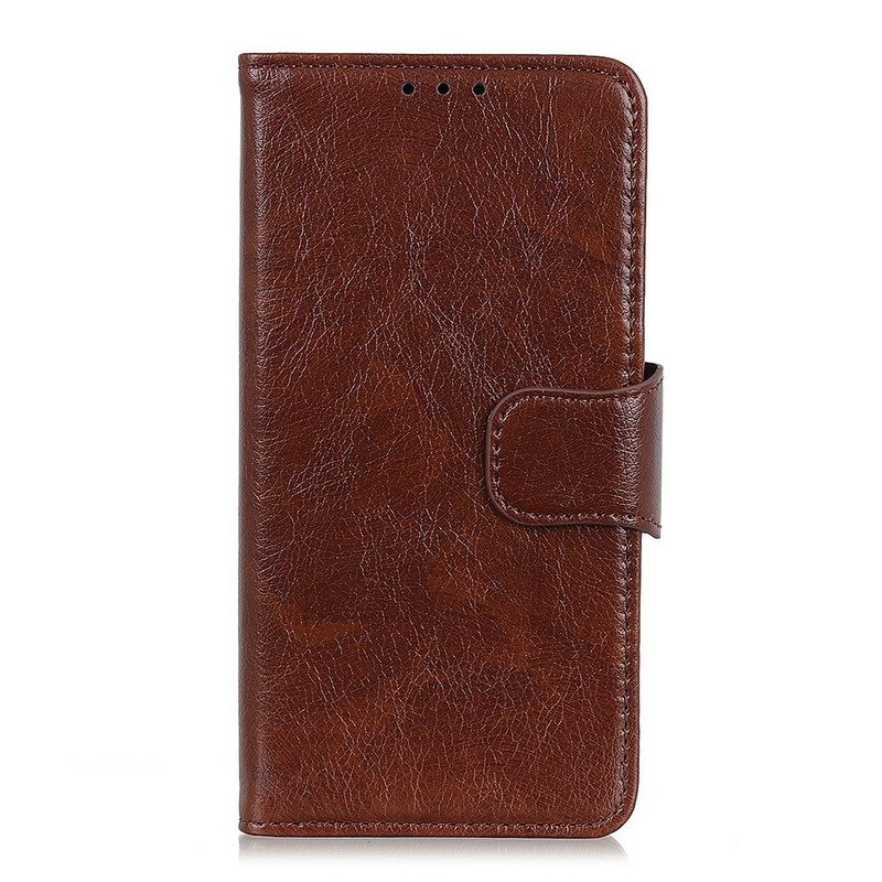 Folio Cover Xiaomi Redmi 9A Crosta Di Nappa