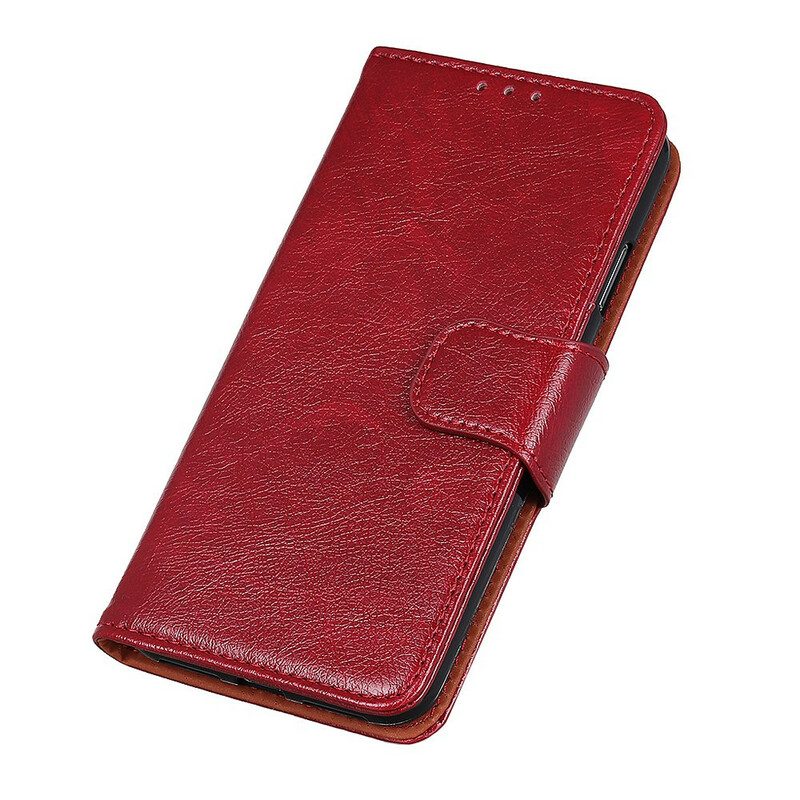 Folio Cover Xiaomi Redmi 9A Crosta Di Nappa