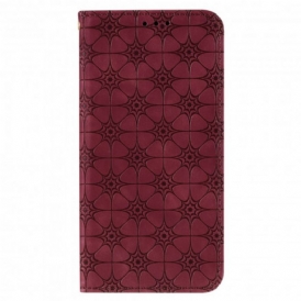 Folio Cover Xiaomi Redmi 9A Custodia in pelle Fiori Barocchi