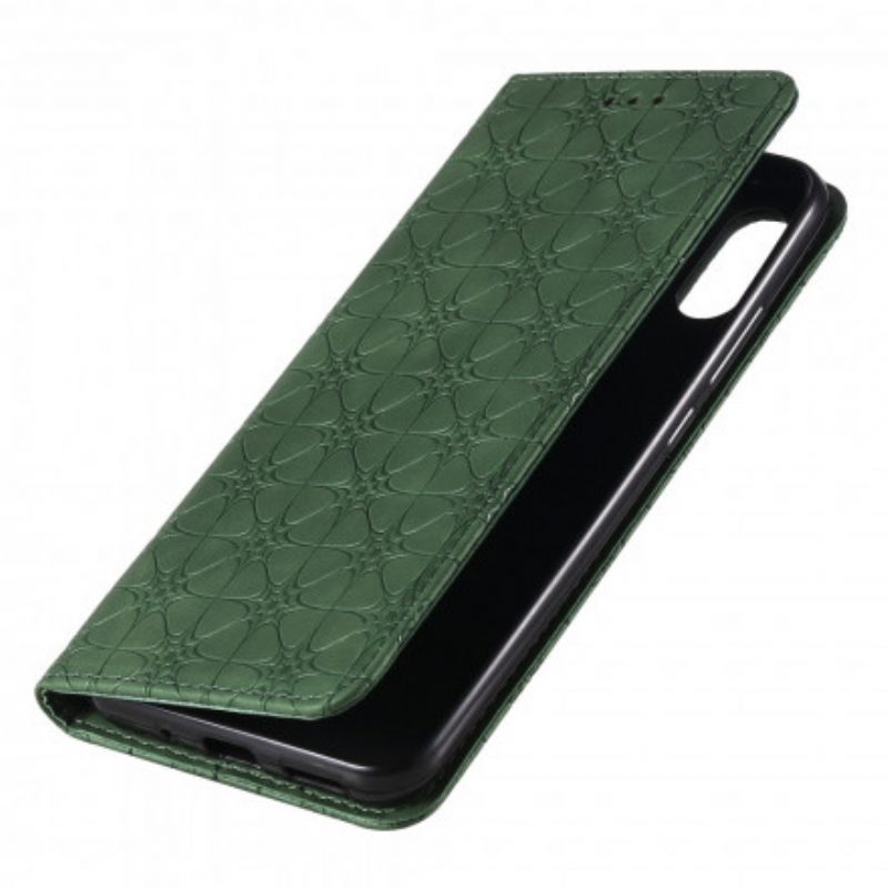 Folio Cover Xiaomi Redmi 9A Custodia in pelle Fiori Barocchi