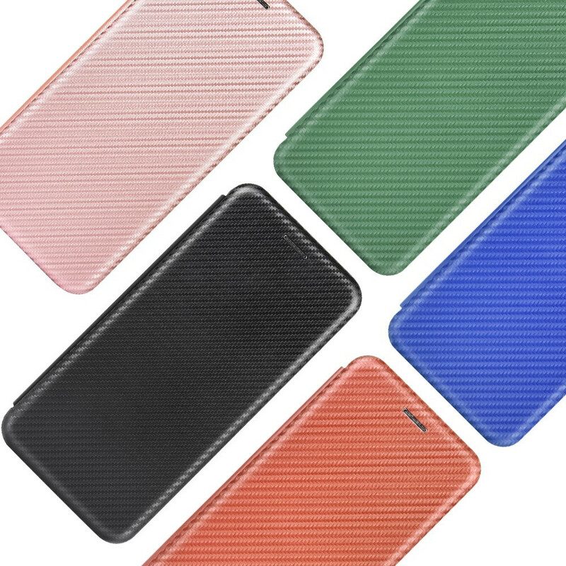 Folio Cover Xiaomi Redmi 9A Custodia in pelle Silicone Colorato Al Carbonio