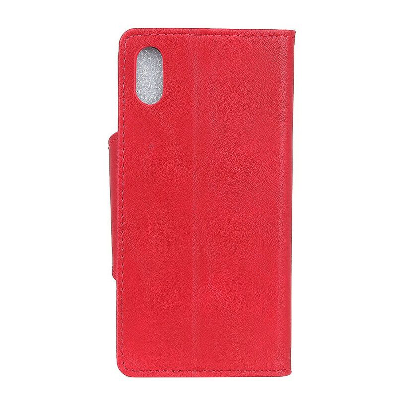 Folio Cover Xiaomi Redmi 9A Ecopelle Vintage E Bottone