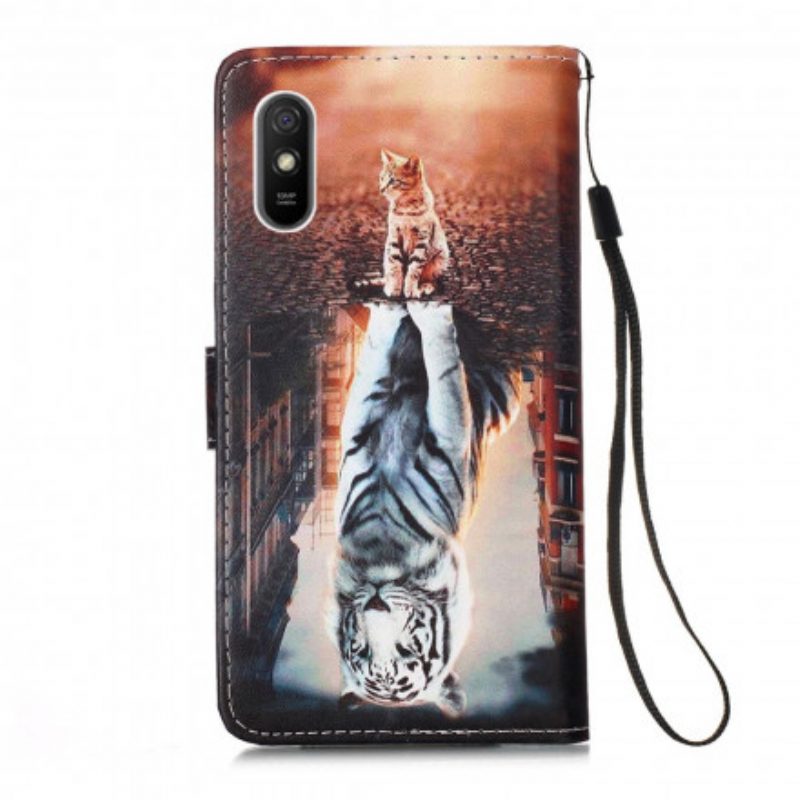 Folio Cover Xiaomi Redmi 9A Fantasticherie Di Ernest The Thong Cat