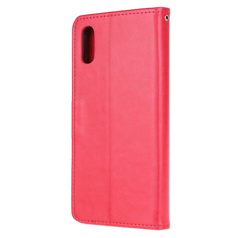 Folio Cover Xiaomi Redmi 9A Farfalle E Fiori Asiatici