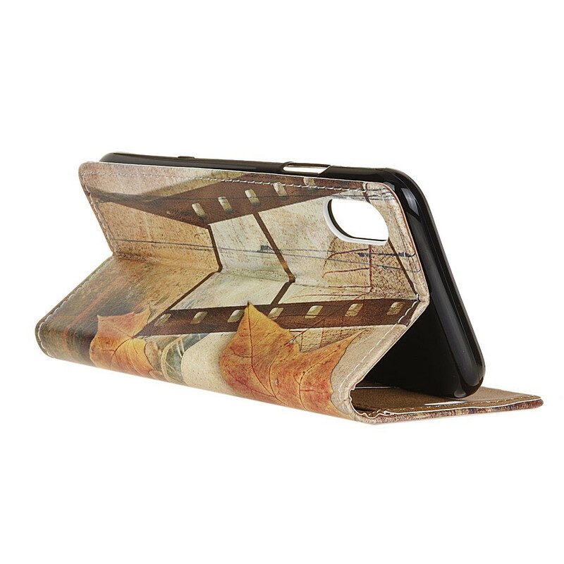 Folio Cover Xiaomi Redmi 9A Torre Eiffel In Autunno