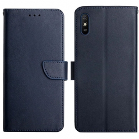 Folio Cover Xiaomi Redmi 9A Vera Pelle Nappa