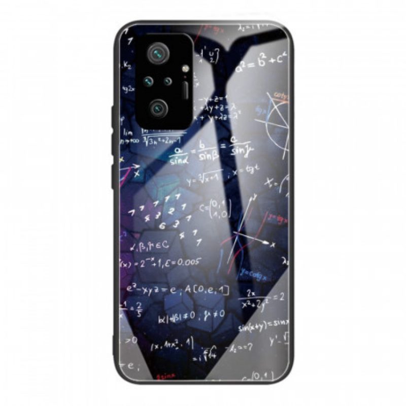 Cover Xiaomi Redmi Note 10 Pro Calcoli Matematici In Vetro Temperato