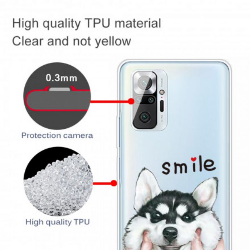 Cover Xiaomi Redmi Note 10 Pro Cane Sorridente