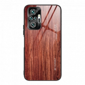 Cover Xiaomi Redmi Note 10 Pro Design In Legno Vetro Temperato