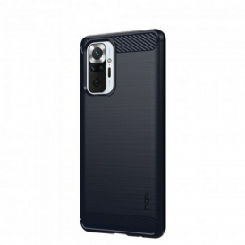 Cover Xiaomi Redmi Note 10 Pro Fibra Di Carbonio Spazzolata Mofi