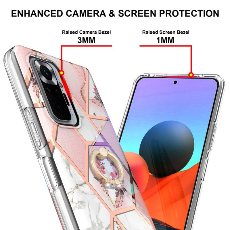 Cover Xiaomi Redmi Note 10 Pro Fiori Ad Anello