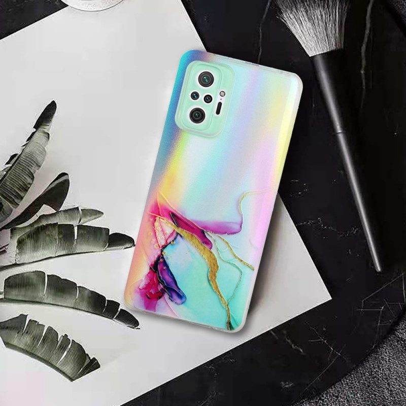 Cover Xiaomi Redmi Note 10 Pro Marmo Effetto Laser