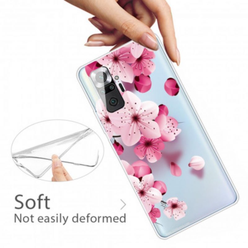 Cover Xiaomi Redmi Note 10 Pro Piccoli Fiori Rosa