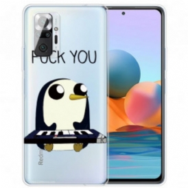 Cover Xiaomi Redmi Note 10 Pro Pinguino. Vaffanculo