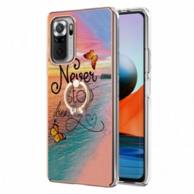 Cover Xiaomi Redmi Note 10 Pro Ring-support Non Smettere Mai Di Sognare