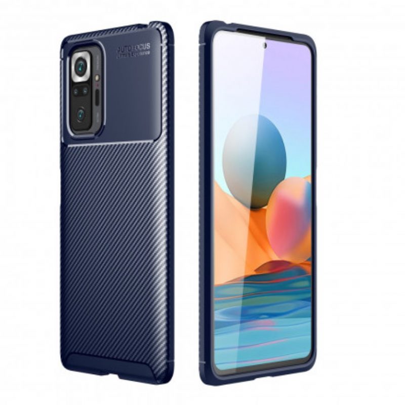 Cover Xiaomi Redmi Note 10 Pro Struttura Flessibile In Fibra Di Carbonio