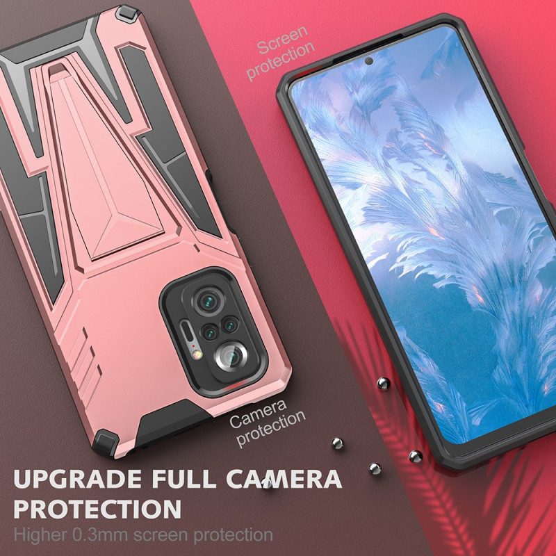 Cover Xiaomi Redmi Note 10 Pro Supporto Removibile Resistente