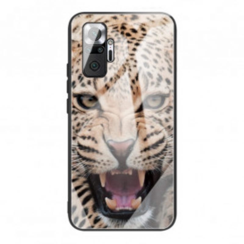 Cover Xiaomi Redmi Note 10 Pro Vetro Temperato Leopardo