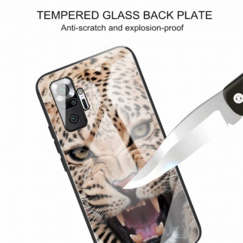 Cover Xiaomi Redmi Note 10 Pro Vetro Temperato Leopardo