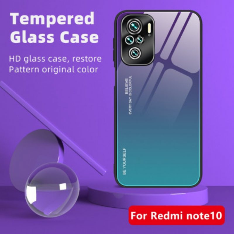 Cover Xiaomi Redmi Note 10 Pro Vetro Temperato Sii Te Stesso