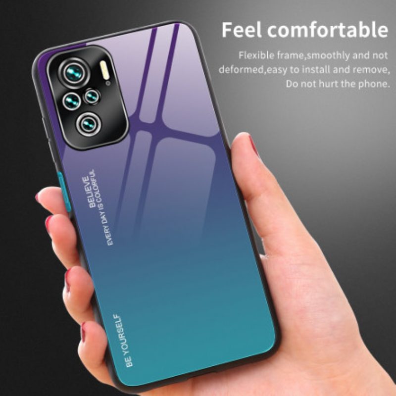 Cover Xiaomi Redmi Note 10 Pro Vetro Temperato Sii Te Stesso