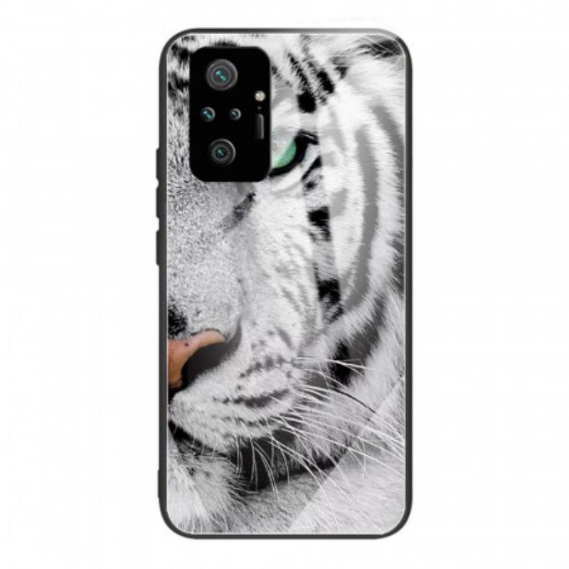 Cover Xiaomi Redmi Note 10 Pro Vetro Temperato Tigre