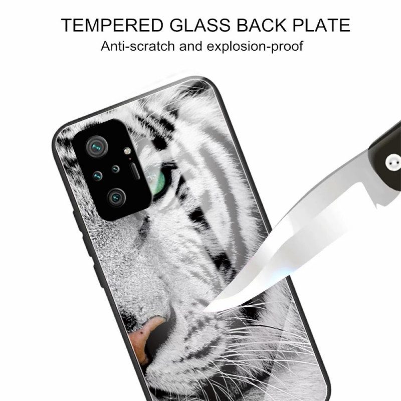 Cover Xiaomi Redmi Note 10 Pro Vetro Temperato Tigre