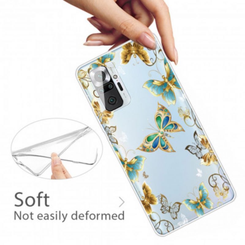 Cover Xiaomi Redmi Note 10 Pro Volo Di Farfalle