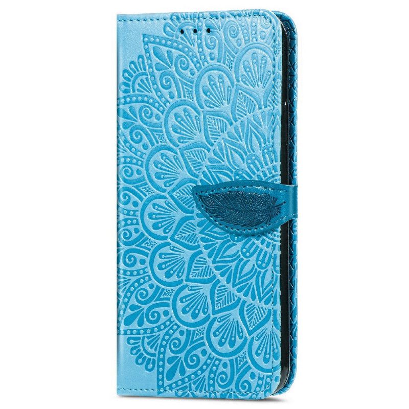 Custodia A Portafoglio Xiaomi Redmi Note 10 Pro Foglie Tribali