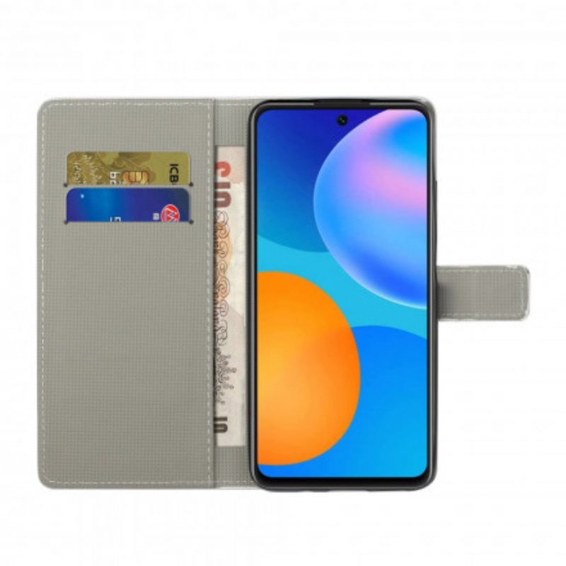 Custodia in pelle Xiaomi Redmi Note 10 Pro Bandiera Americana