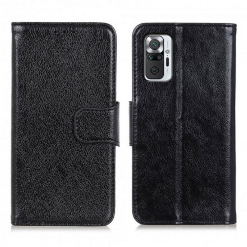 Custodia in pelle Xiaomi Redmi Note 10 Pro Crosta Di Nappa