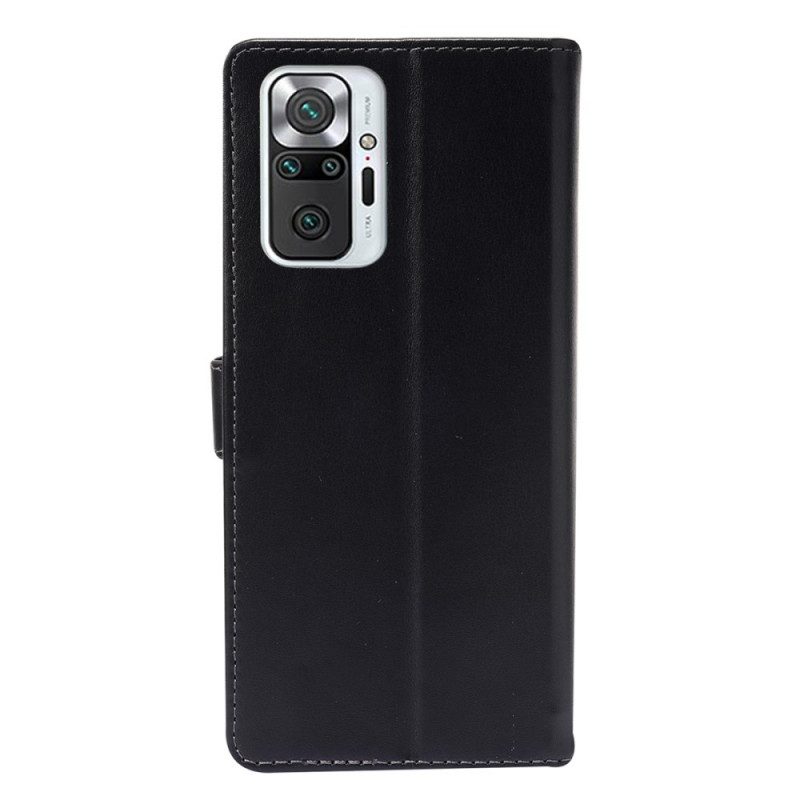 Custodia in pelle Xiaomi Redmi Note 10 Pro Cuciture Lucide Ea Vista