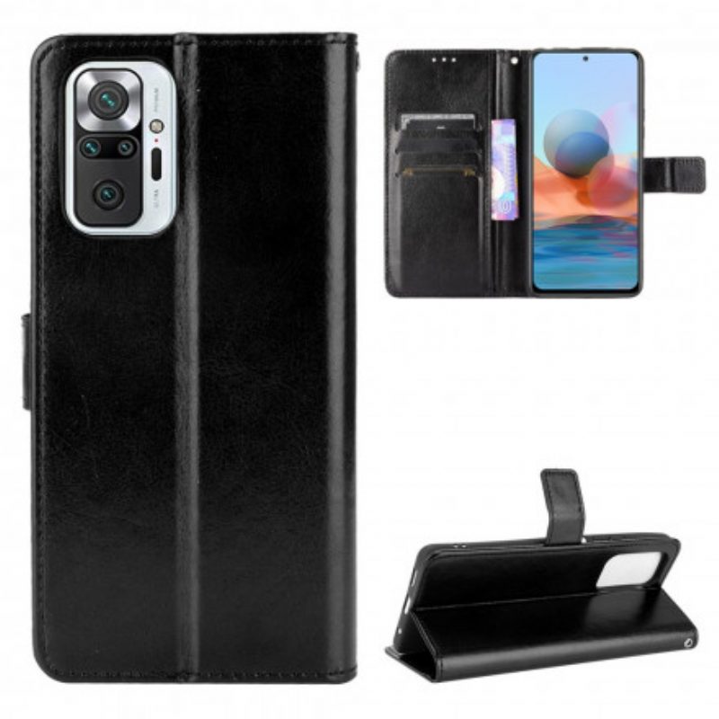 Custodia in pelle Xiaomi Redmi Note 10 Pro Ecopelle Appariscente