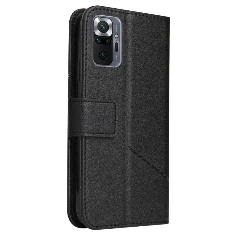 Custodia in pelle Xiaomi Redmi Note 10 Pro Ecopelle Gq.utrobe