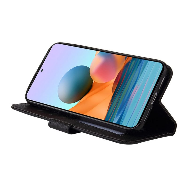 Custodia in pelle Xiaomi Redmi Note 10 Pro Ecopelle Gq.utrobe