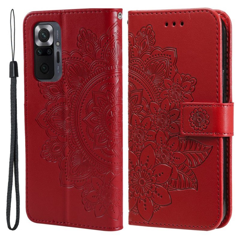 Custodia in pelle Xiaomi Redmi Note 10 Pro Mandala