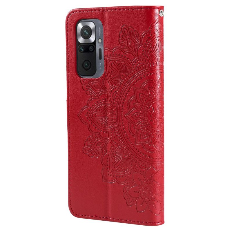 Custodia in pelle Xiaomi Redmi Note 10 Pro Mandala