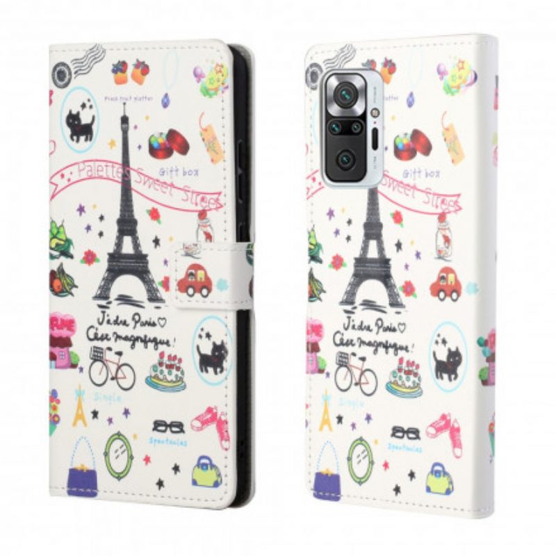 Folio Cover Xiaomi Redmi Note 10 Pro Amo Parigi