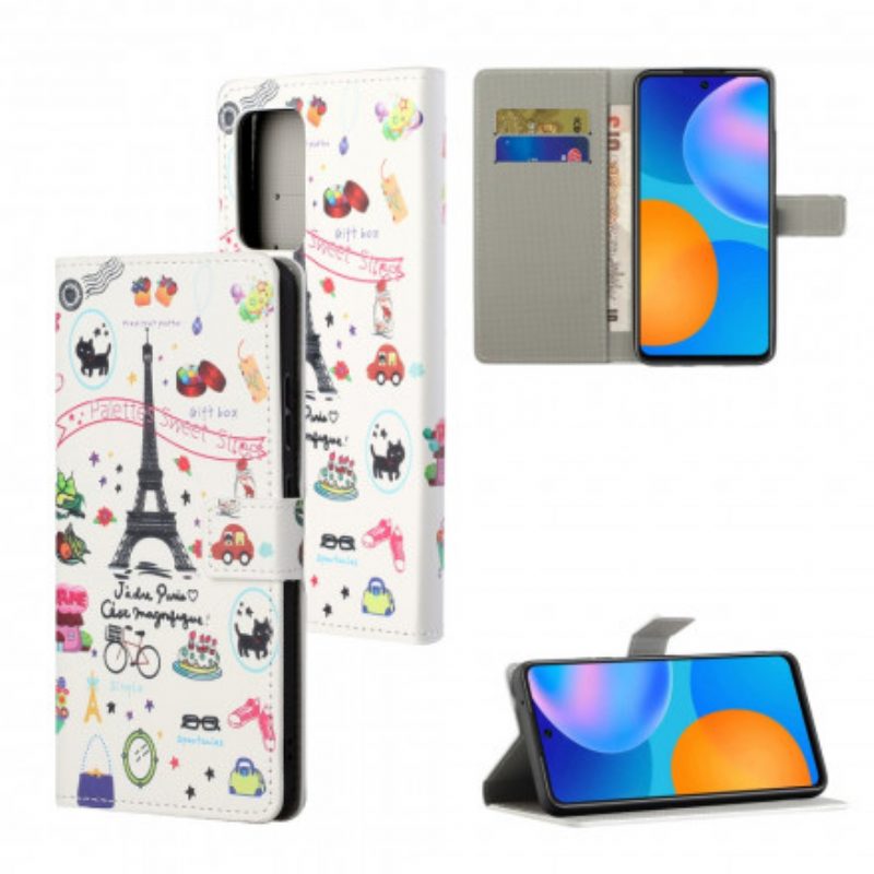 Folio Cover Xiaomi Redmi Note 10 Pro Amo Parigi