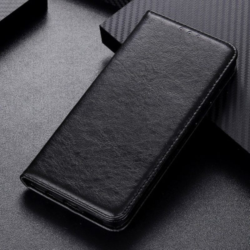 Folio Cover Xiaomi Redmi Note 10 Pro Custodia in pelle Crosta Di Pelle Testurizzata