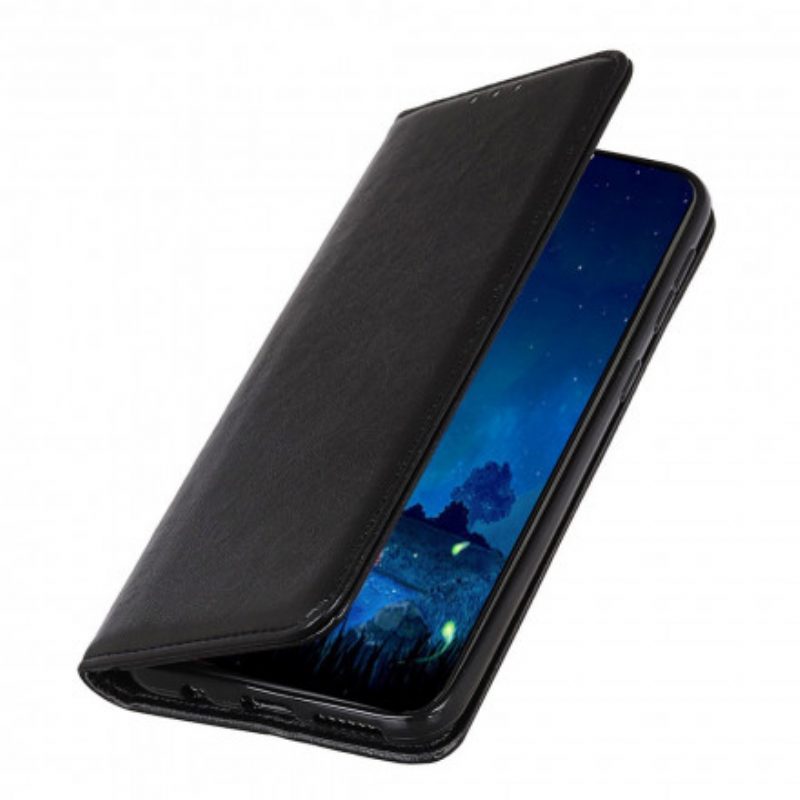 Folio Cover Xiaomi Redmi Note 10 Pro Custodia in pelle Crosta Di Pelle Testurizzata