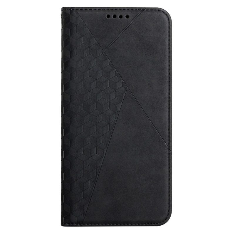 Folio Cover Xiaomi Redmi Note 10 Pro Custodia in pelle Geo Effetto Pelle