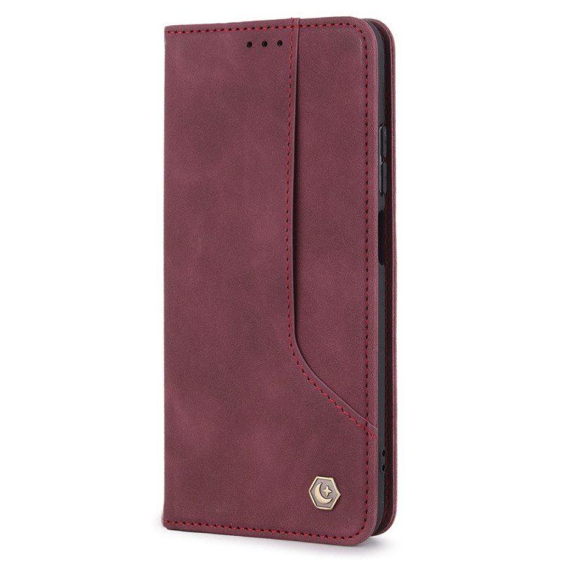 Folio Cover Xiaomi Redmi Note 10 Pro Custodia in pelle Pola Retrò