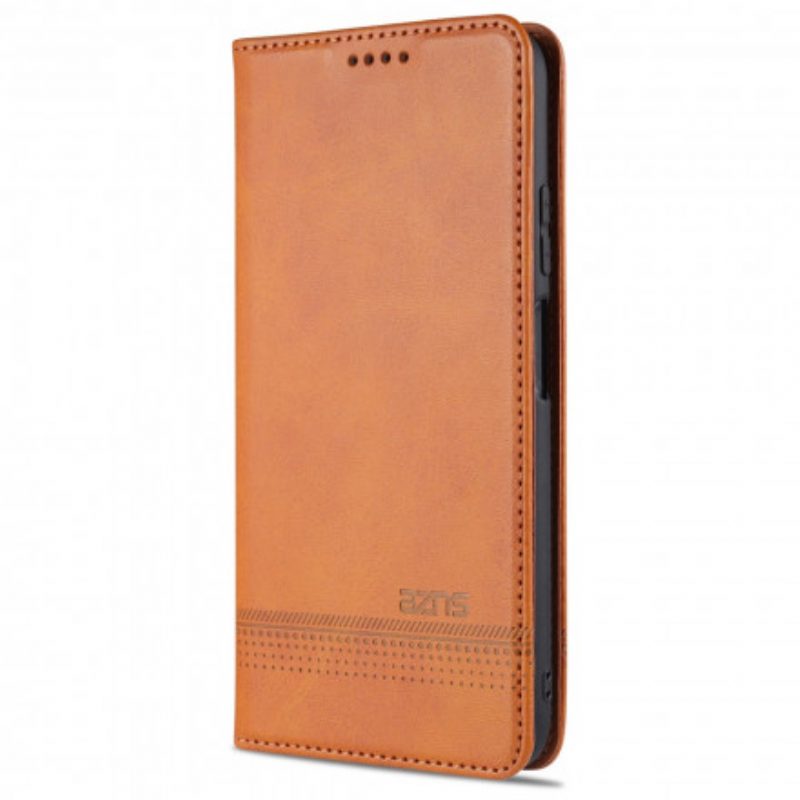 Folio Cover Xiaomi Redmi Note 10 Pro Custodia in pelle Stile In Pelle Azns