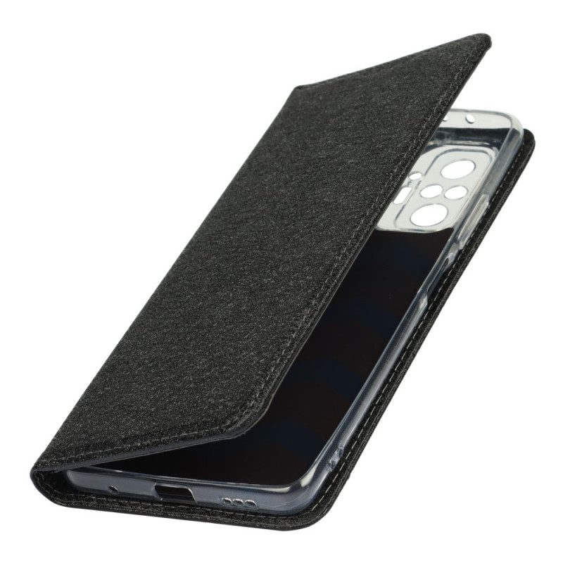 Folio Cover Xiaomi Redmi Note 10 Pro Custodia in pelle Stile In Morbida Pelle Con Cinturino