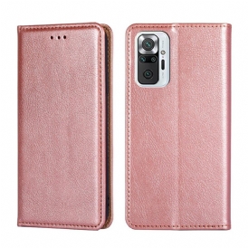 Folio Cover Xiaomi Redmi Note 10 Pro Custodia in pelle Stile Vintage In Pelle